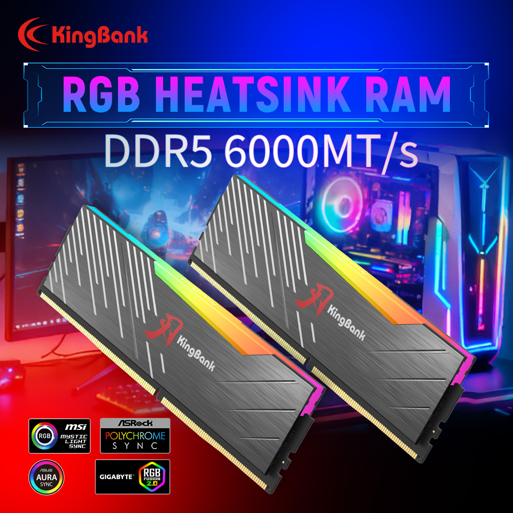 Ddr5 64Gb - 킹뱅크 KRRB DDR5 RGB 소어블레이드 시리즈