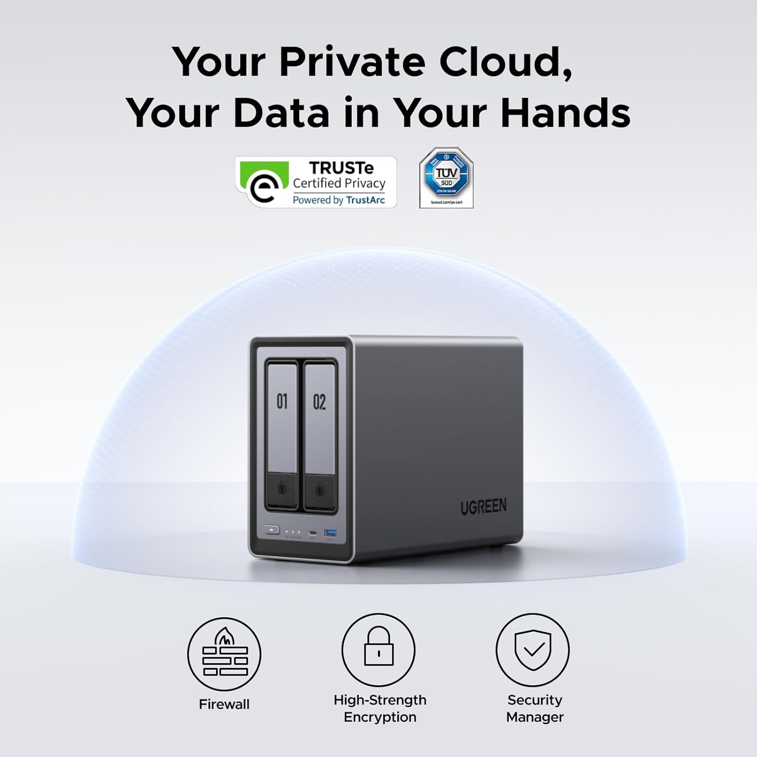 UGREEN NAS DXP2800 2베이 데스크탑 NA - Ddr5 8Gb 리뷰 및 가격