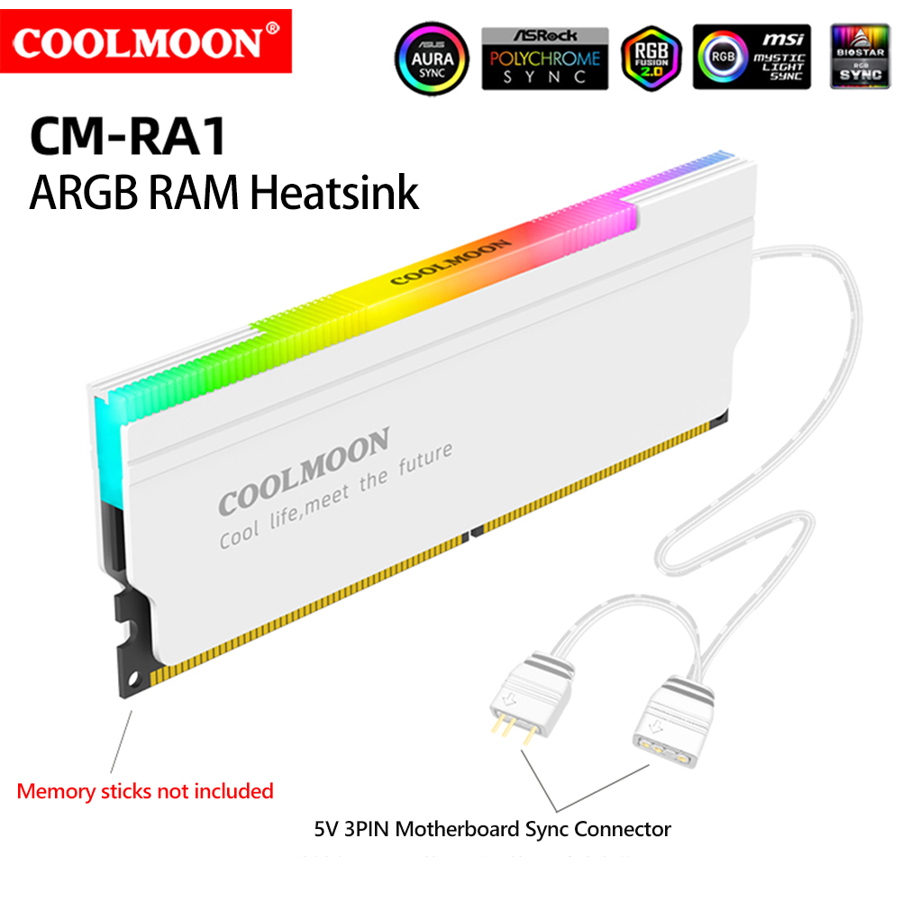 COOLMOON 5V-3PIN ARGB RAM 히트싱크 - Ddr5 Ram 리뷰 및 가격