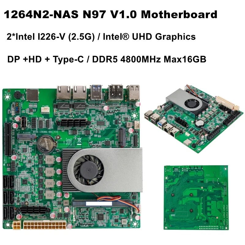 2*인텔 I226 V 2.5G 1264N2 NAS N9 - Ddr5 4800Mhz 리뷰 및 가격